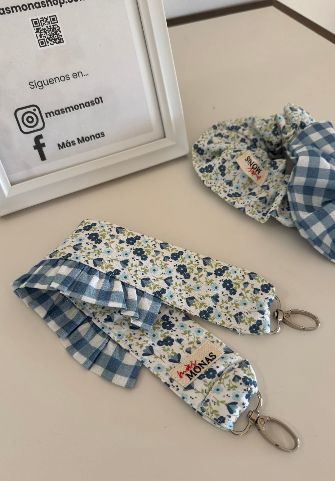 Portamóvil muñeca Azul