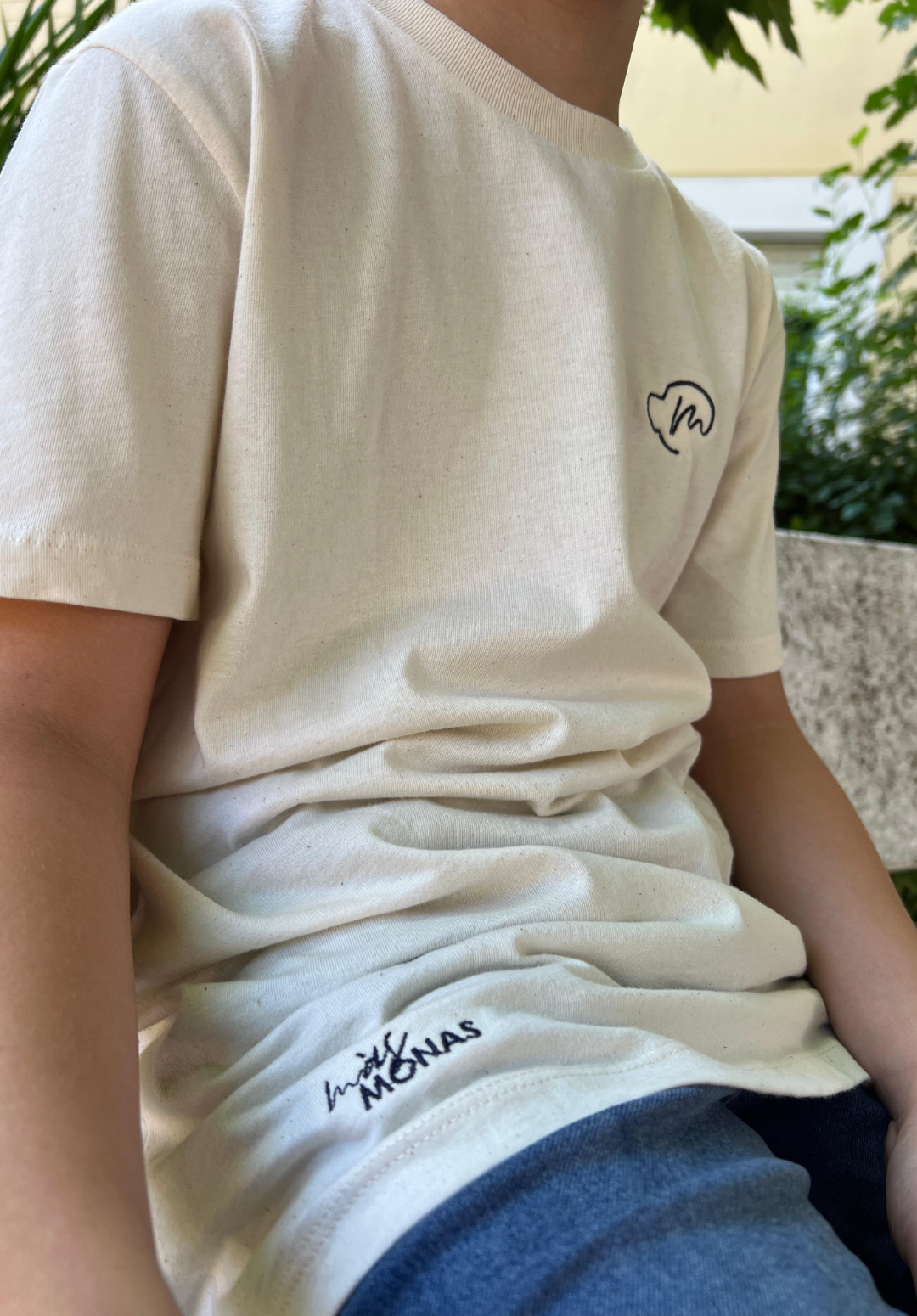 Camiseta LOGO Mini Natural (PRE-ORDEN)