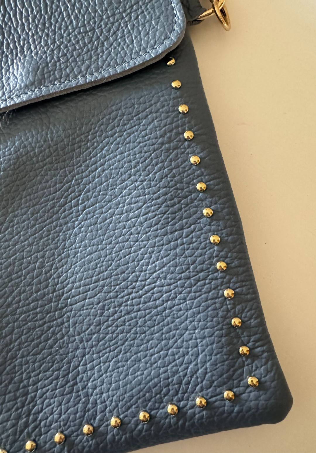 Bolso bandolera piel HELENA Azul