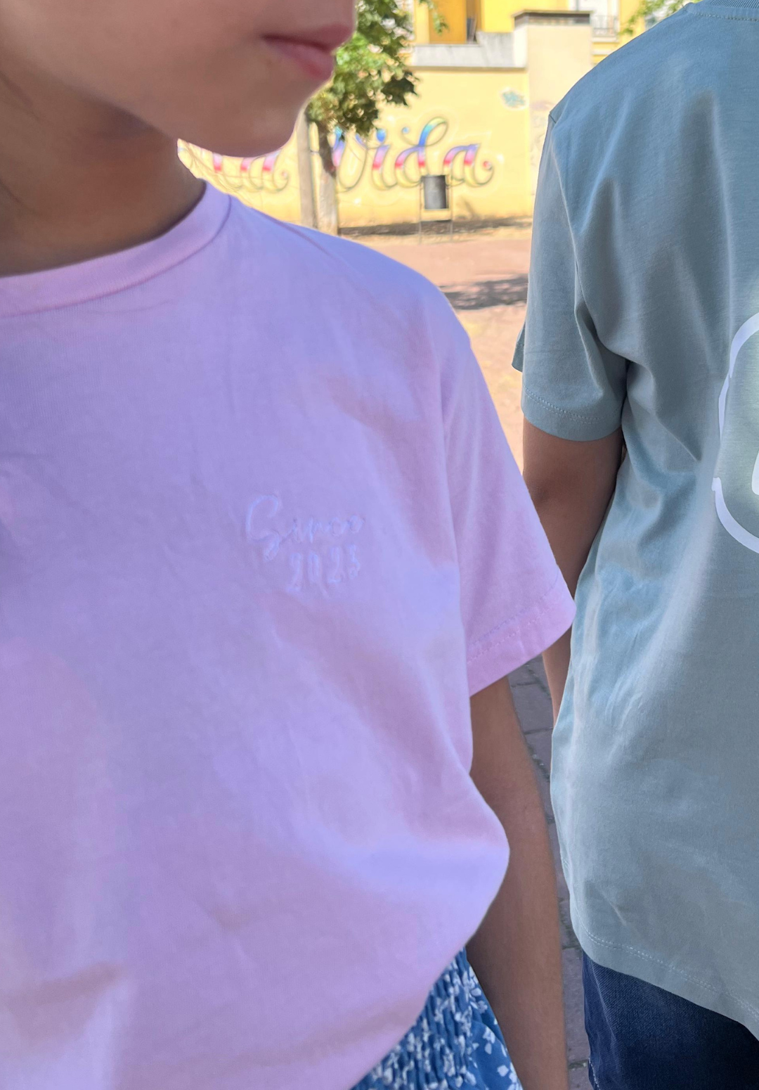Camiseta LOGO Grande Rosa