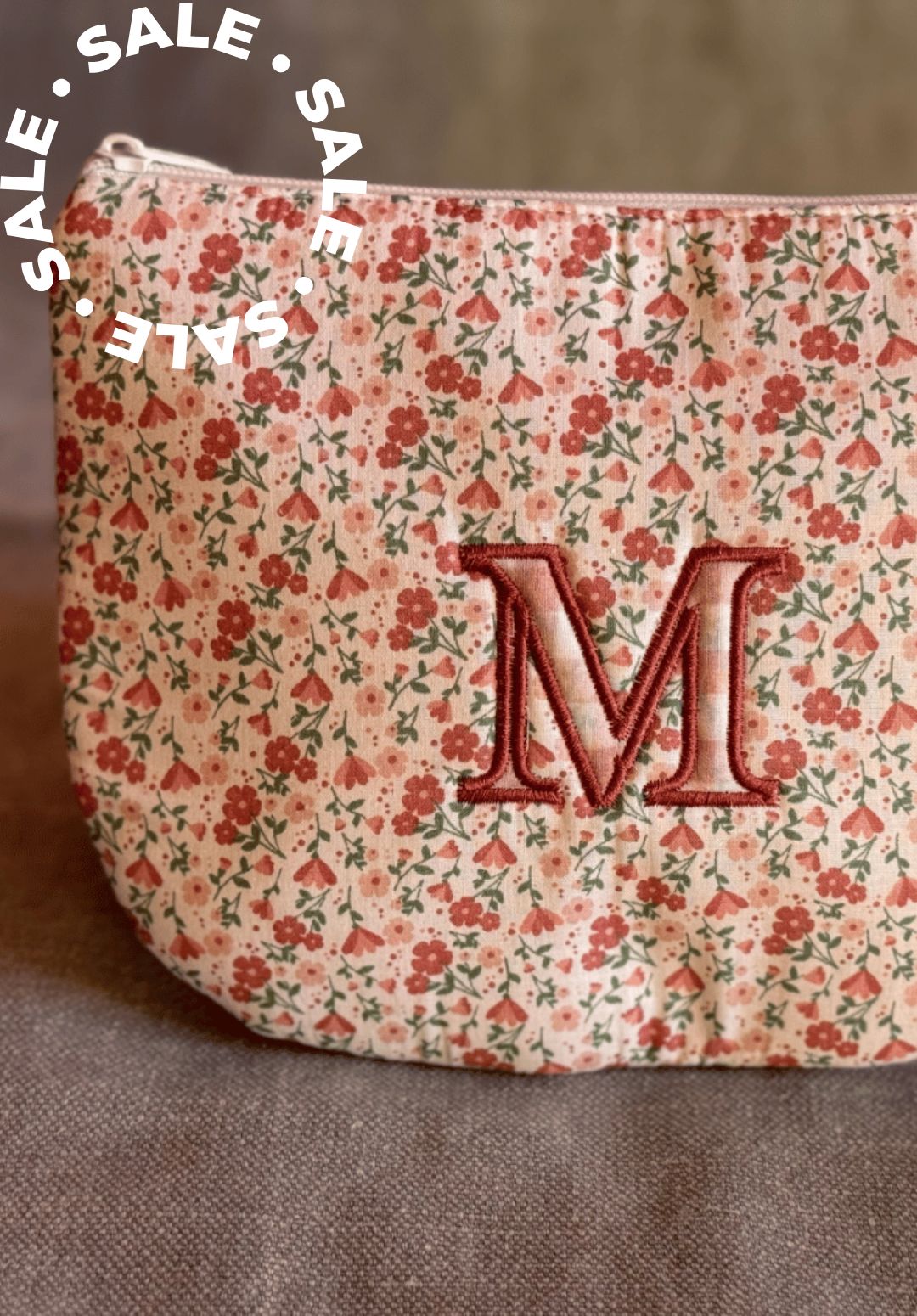 Neceser FLORENCIA COMPACT Rosa(Letra M)
