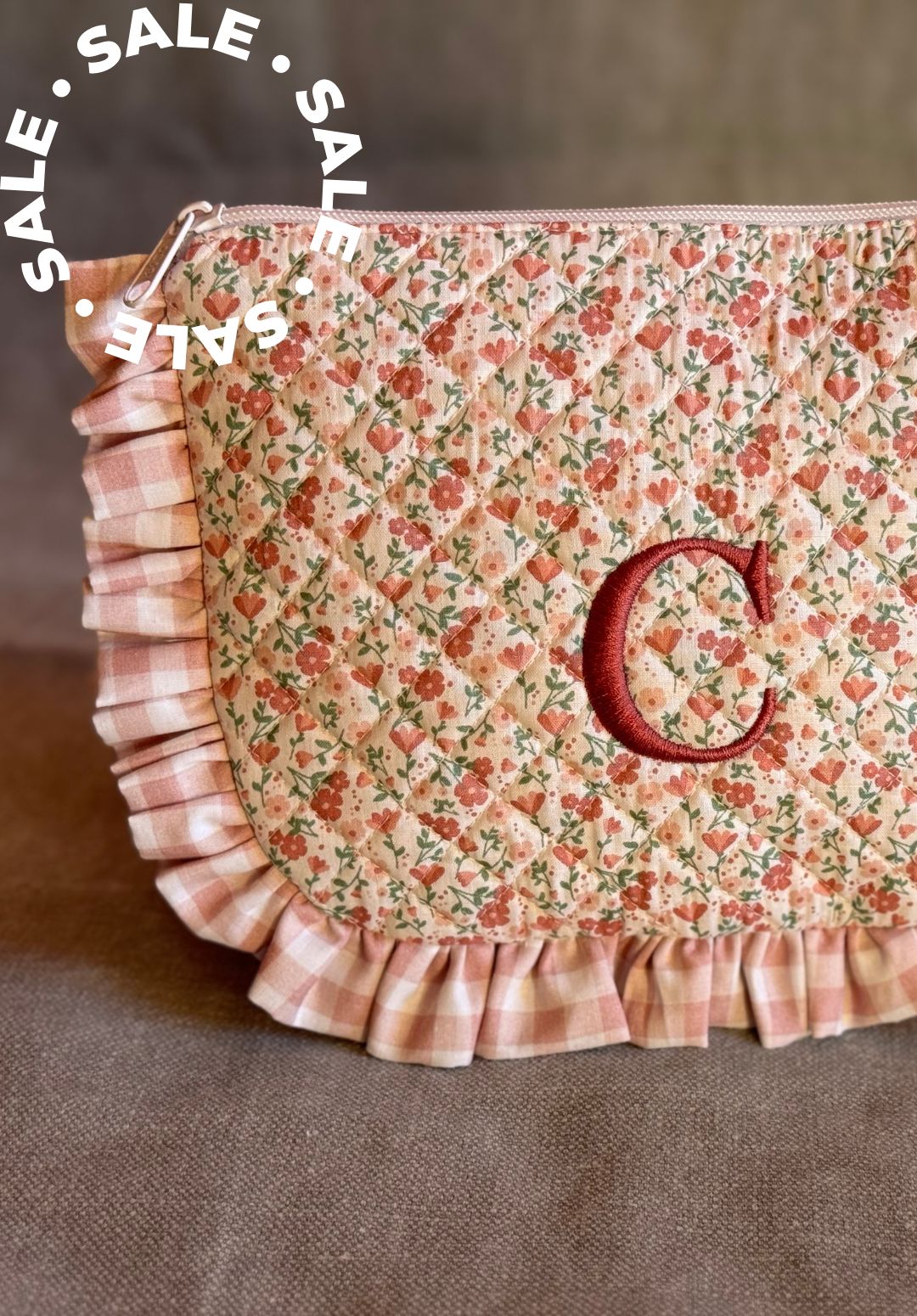 Neceser FLORENCIA FLOUNCE Rosa (Letra C)
