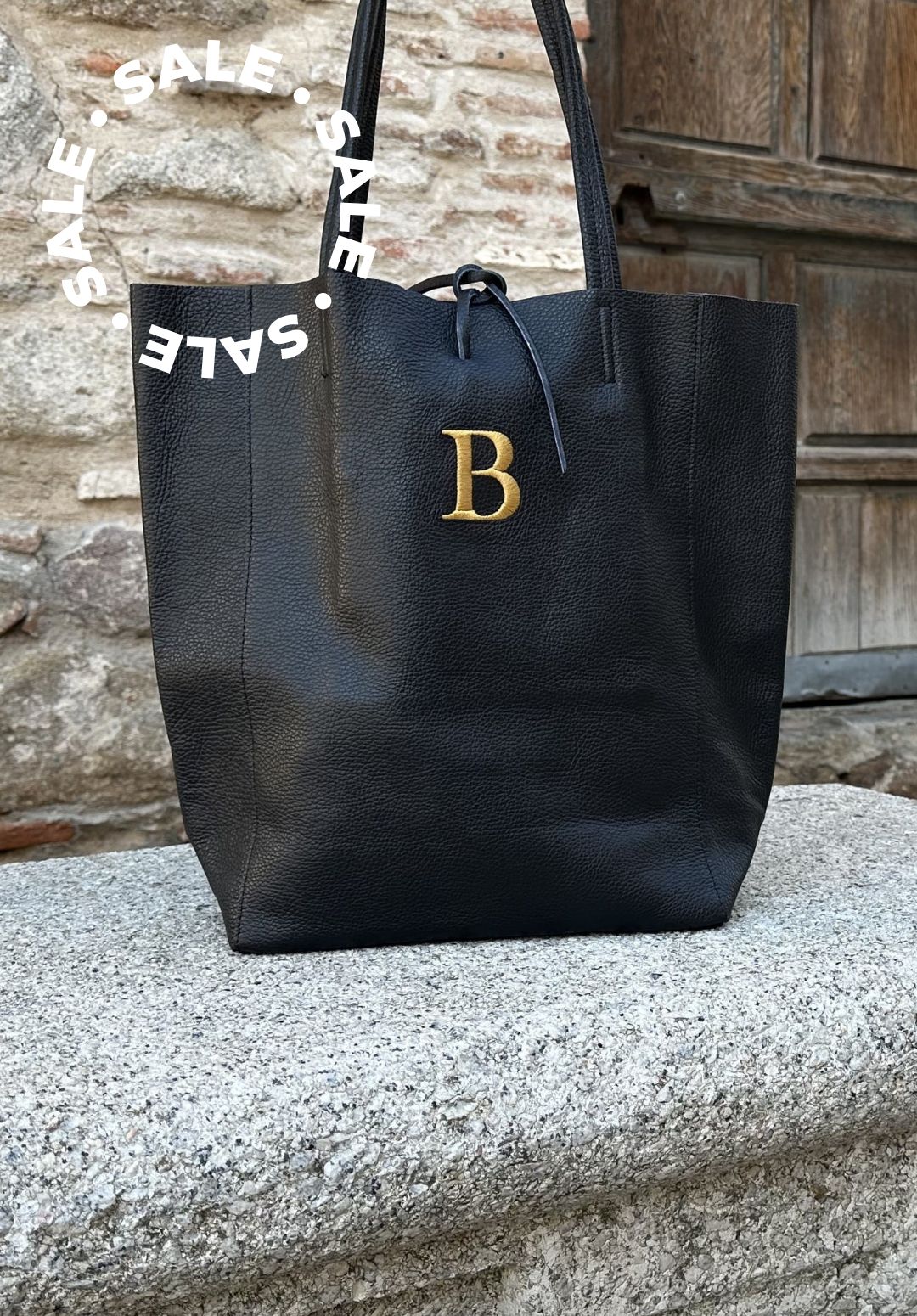 Bolso Piel VICTORIA SHOPPING Negro