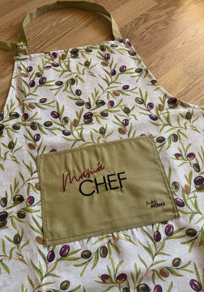 Delantal MAMÁ Chef Oliva