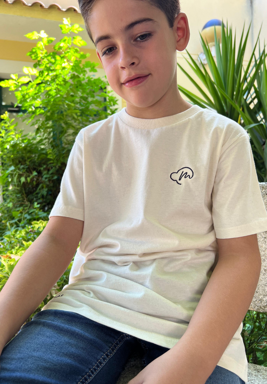 Camiseta LOGO Mini Natural (PRE-ORDEN)
