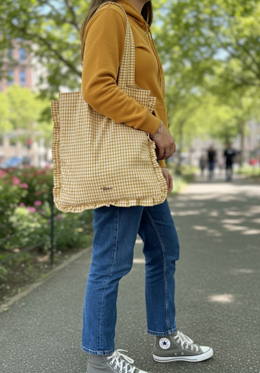 Tote Bag Vichy MOSTAZA