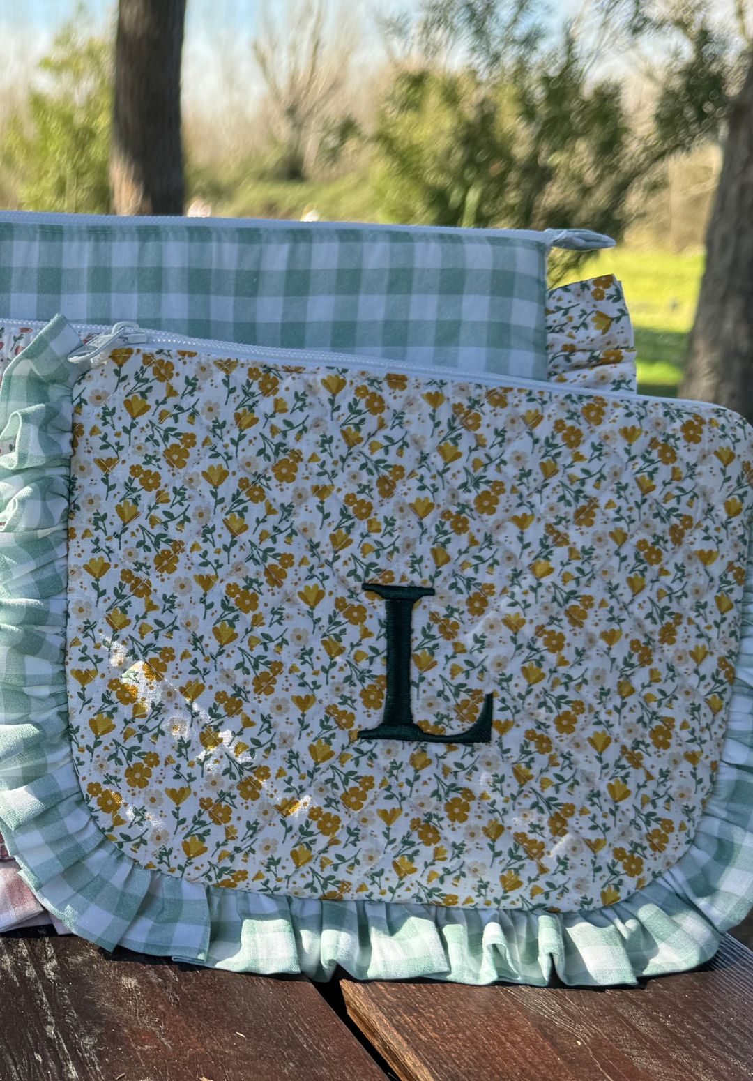 Neceser FLORENCIA FLOUNCE Verde (Letra L)