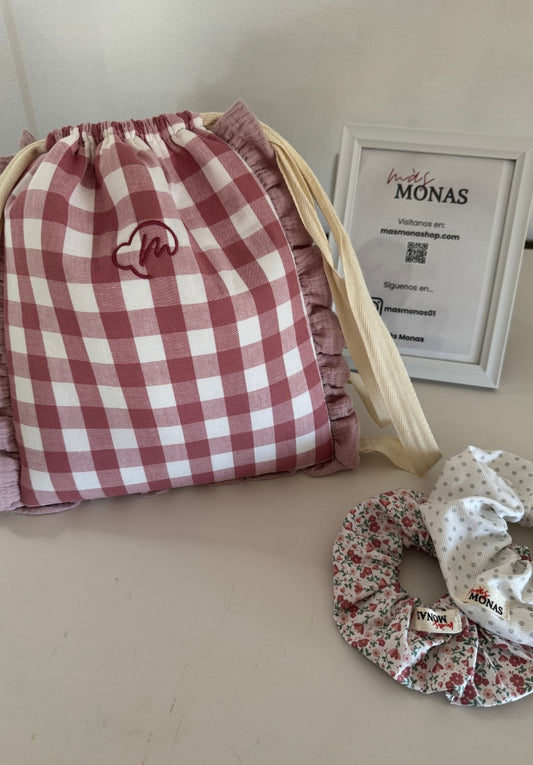 Mochila Cordón Baby Rosa (Hasta 6 años)