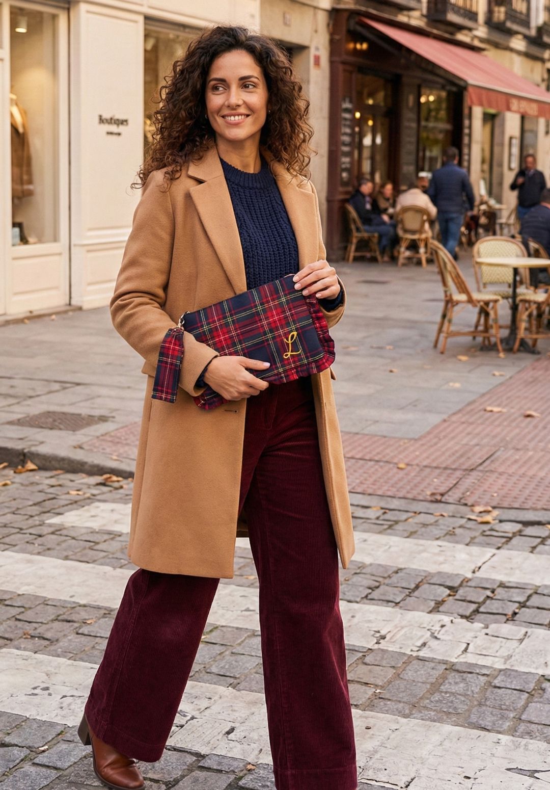 Bolso de mano ESMERALDA AZUL