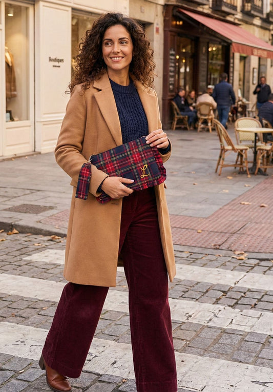 Bolso de mano ESMERALDA AZUL