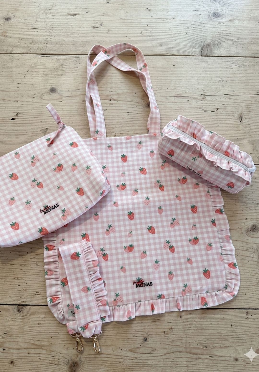 Tote Bag Vichy TARTA DE FRESA