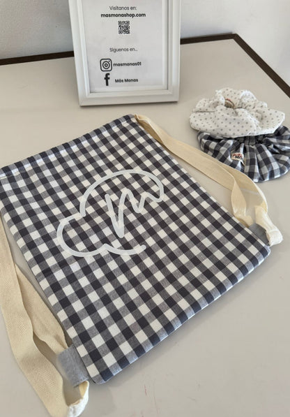 Mochila Cordón Baby Gris (Hasta 6 años)