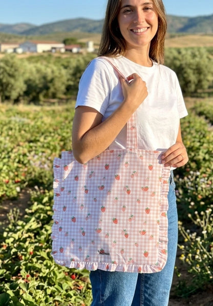 Tote Bag Vichy TARTA DE FRESA