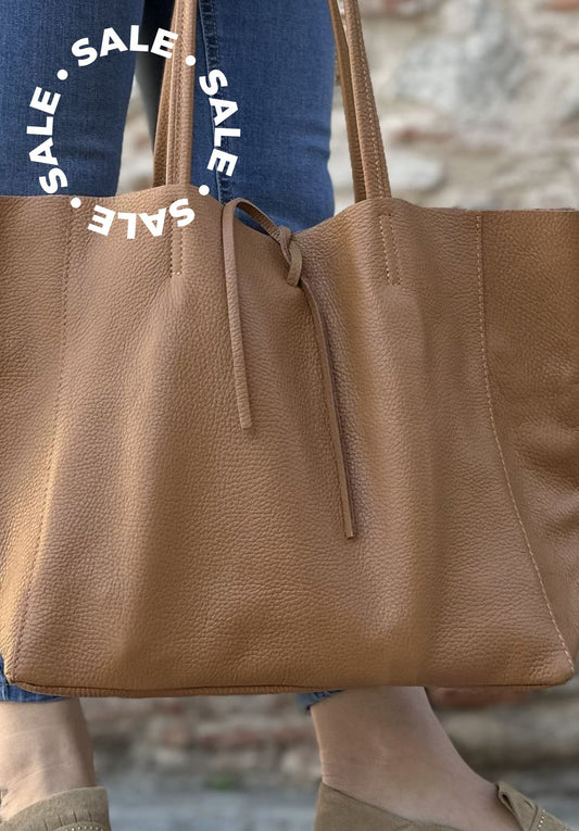 Bolso Piel VICTORIA SHOPPING BAG Marrón