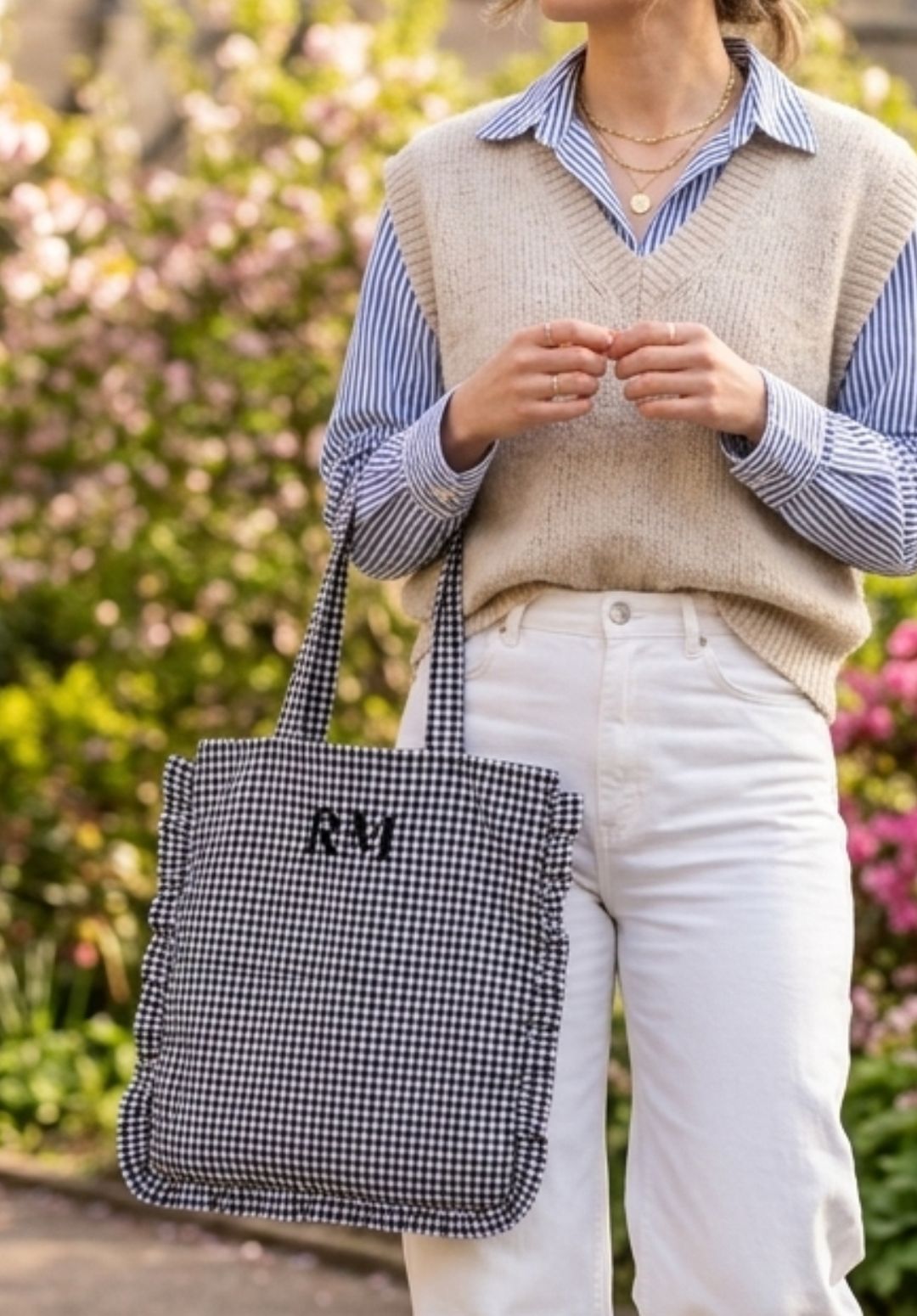 Tote Bag Vichy NEGRO