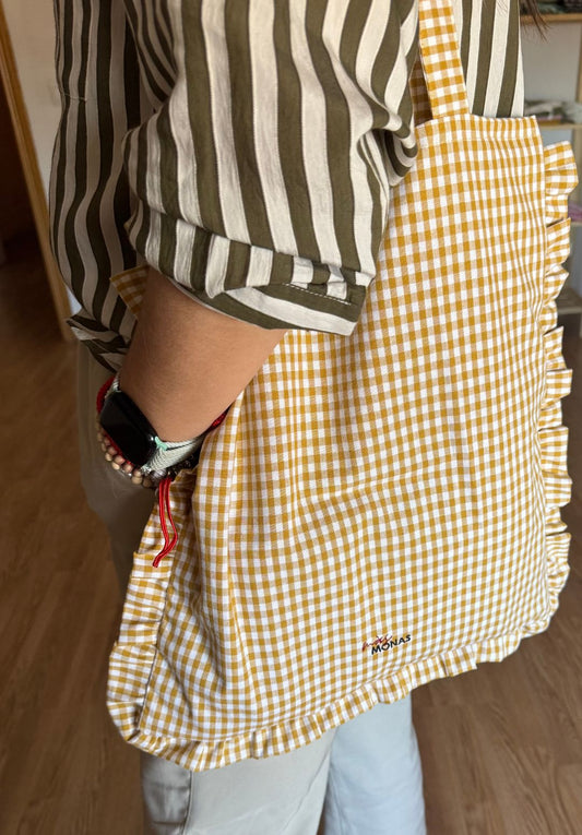 Tote Bag Vichy MOSTAZA